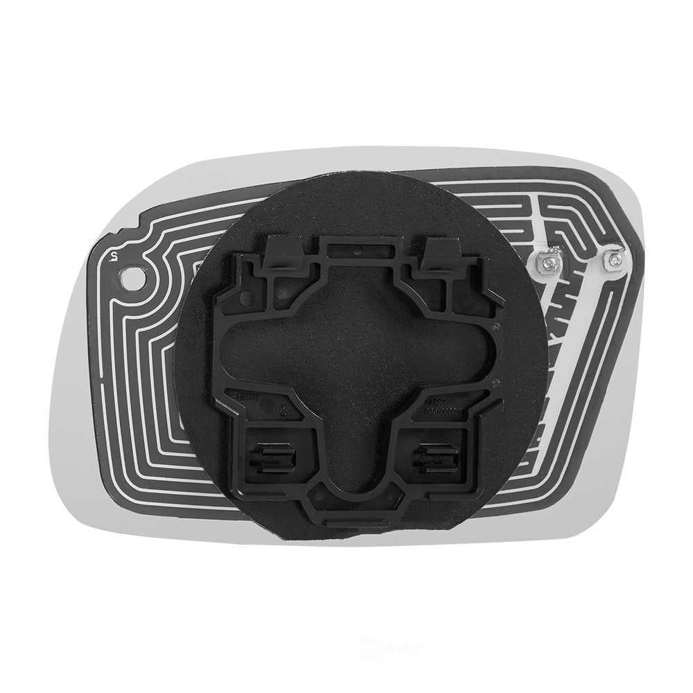 Burco Side View Mirror Replacement Glass with Motor Mount Plate - Clear Glass - 5254HRSG