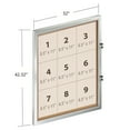 thumbnail image 2 of Large Enclosed Cork Bulletin Board w/ Lock & Key, 2 of 8
