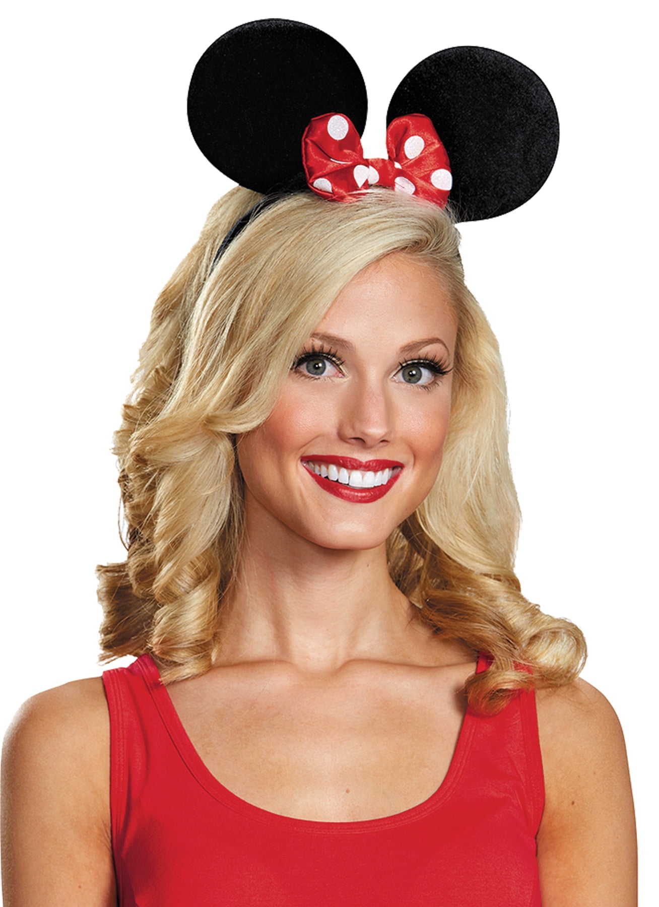 Deluxe Exclusive Minnie Mouse Ears Adult Halloween Accessory Walmart