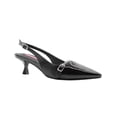 thumbnail image 1 of Zapatilla Tacon Aguja Salamandra® Charol Negro Con Broche negro 22, 1 of 7