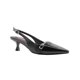 thumbnail image 1 of Zapatilla Tacon Aguja Salamandra® Charol Negro Con Broche negro 24.5, 1 of 7