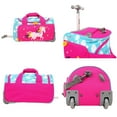 thumbnail image 7 of J World Girls Kids travel Duffle Bag with Wheels Carry-on Luggage, Unicorn, 7 of 7
