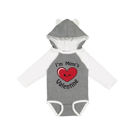 

Inktastic I m Mimi s Valentine Gift Baby Boy or Baby Girl Long Sleeve Bodysuit
