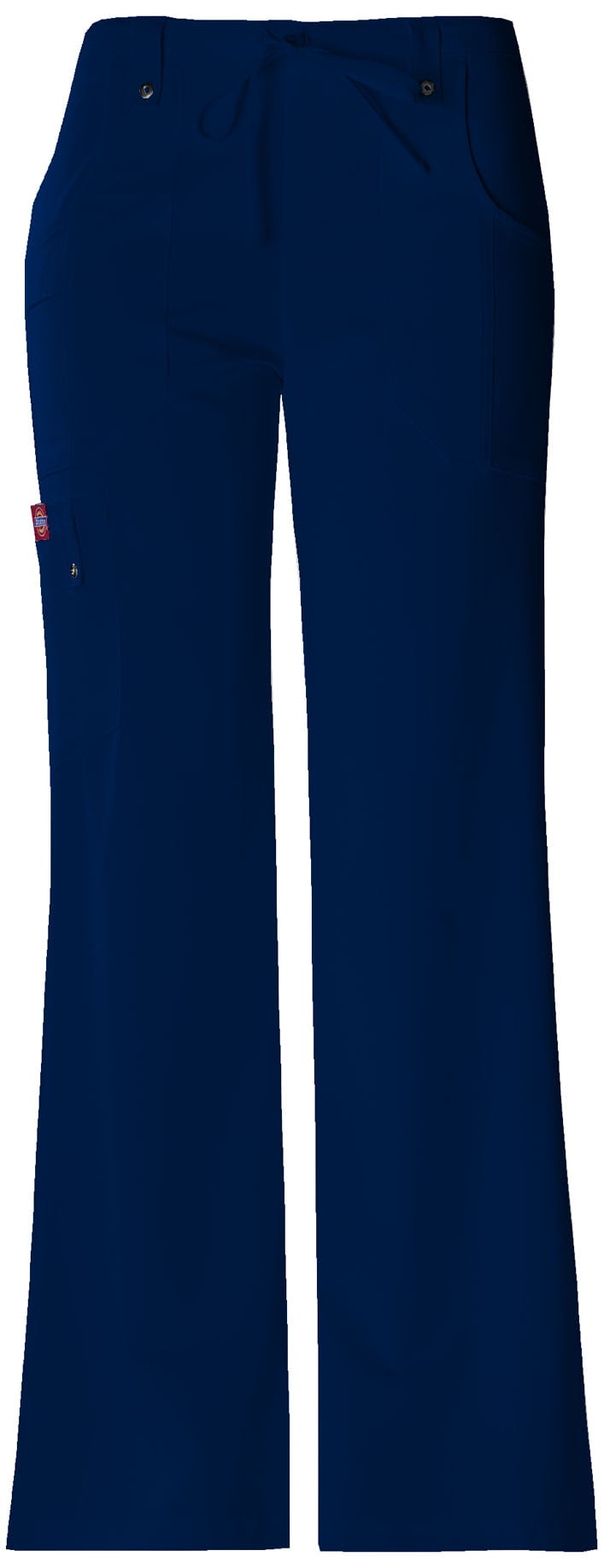 Dickies Xtreme Stretch Scrubs Pant for Women Mid Rise Drawstring Cargo