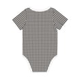 thumbnail image 5 of Balery Houndstooth Black And White Pattern Baby Climbing Clothes Infant Bodysuit Cute Infant Bodysuit Baby Romper-3 Months, 5 of 7
