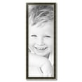 thumbnail image 2 of ArtToFrames 14" x 39" Black Panel With Silver Lip Picture Frame, 14x39 inch Multi Wood Poster Frame (WOM-5093), 2 of 7