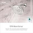 thumbnail image 3 of Moen 6300EP One-Function Eco-Performance Shower Head (Chrome), 3 of 6