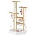 thumbnail image 1 of Soporte para joyas SONGMICS dorado y blanco para anillos UJJS003A01, 1 of 7