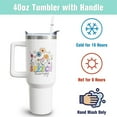 thumbnail image 3 of 40oz Speech Therapy Gift Tumbler for SLP | Therapist & Speech Language Pathologist Appreciation Gifts | Stainless Steel Water Bottle with Handle, 3 of 6