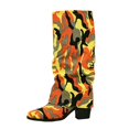 thumbnail image 2 of Women's Chunky Heel Knee High Boots, Retro Pointed Toe Slouch Design with Breathable Lining, Trendy Boots for Daily Party Gift, 2 of 5