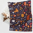 thumbnail image 6 of Yiaed Whimsical Autumn Forest Print Dog Blankets-Cat Blanket Washable for Couch Protection,Puppy Blanket, Soft Plush Reversible Throw Furniture Protector-Large, 6 of 8