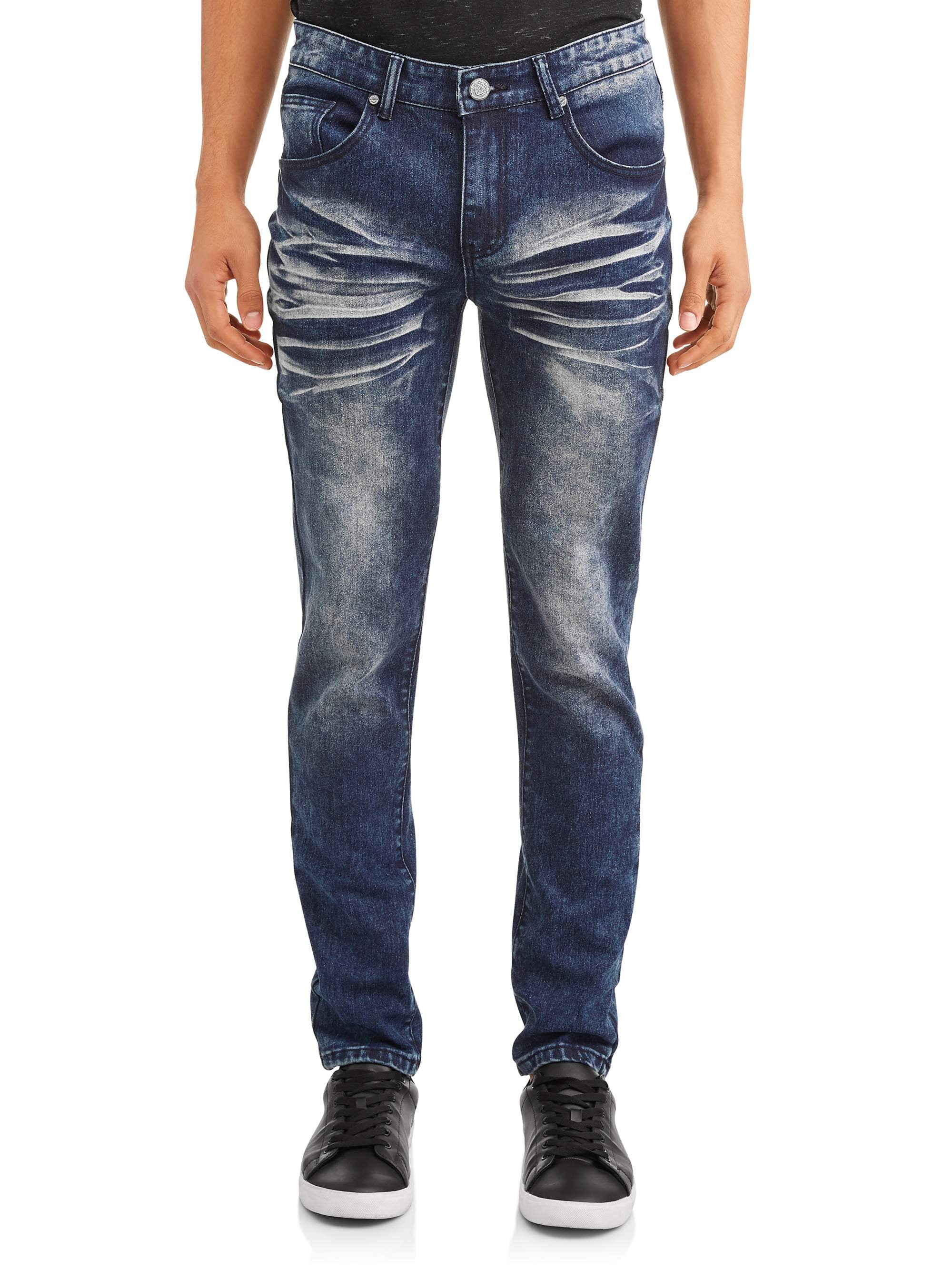 Men's 5-Pocket Stretch Denim Jeans - Walmart.com