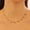 A, variant on Dainty Cross Necklace for Women, 14K Gold Plated Small Cross Choker, Minimalist Faith Pendant Necklace, Adjustable Thin Chain Religious Jewelry for Easter, Baptism, Confirmation Gifts
