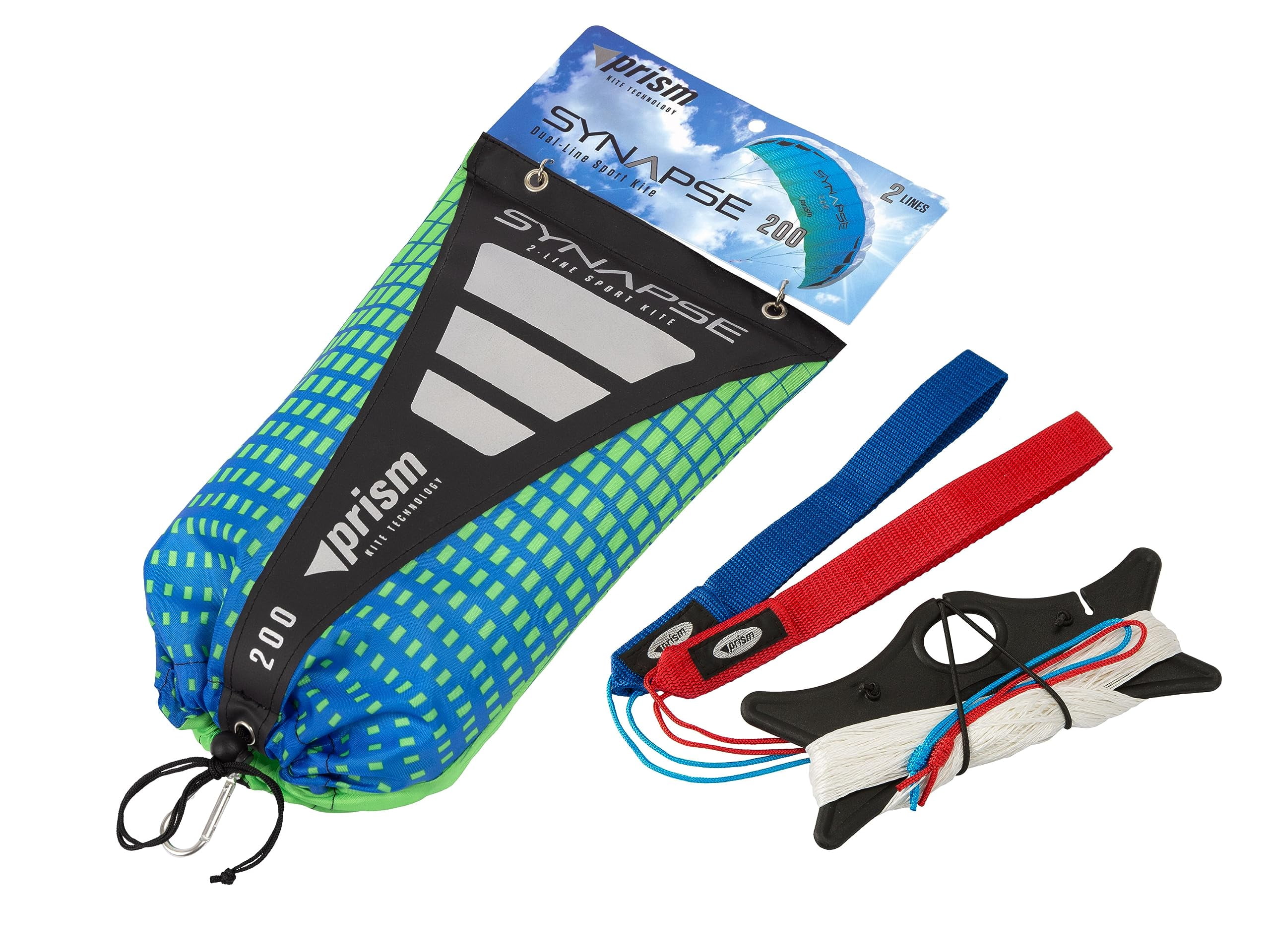 Prism Kite Technology Synapse Dual-line Parafoil Kite - an Ideal Entry Level Kite for Kids and Adults to Dual-line Kiting