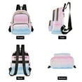 thumbnail image 4 of FORMRS Mini Backpack Purse for Women Travel Daypack Casual Shoulder Bag, Light Pink Stripes, 4 of 7