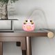 thumbnail image 3 of Muñeca Daruma, figura artística, estatua, coleccionable, decorativa, artesanía, adorno interior. Rosado, 3 of 8