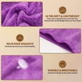 thumbnail image 2 of Nexcover Toalla De Microfibra Para El Cabello, Paquete De 2 (Gris骊?) 9,8 Pulgadas X 25,5 Pulgadas, Turbantes Para El Cabello, Ultra Absorbentes, De Secado Rápido, Toallas Para La Cabeza Para Mujeres,, 2 of 5