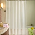 thumbnail image 4 of baño blanco cortina forro al ligero inodoro 70x70 pulgadas plástico Cortina de Sunnimix forro de cortina de ducha blanco, 4 of 7