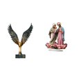 thumbnail image 1 of Estatua De Resina Acrílica Con Alas Extendidas, Escultura Feng Shui, Adorno De Escritorio, Regalo único Decorativo, Decoración De Mesa Para El Hogar, Bricolaje, Decoración De Chimenea De, 1 of 8