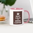 thumbnail image 3 of CafePress - Keep Calm And Drink Coffee Mugs - 11 oz Ceramic Mug - Novelty Coffee Tea Cup, 3 of 4