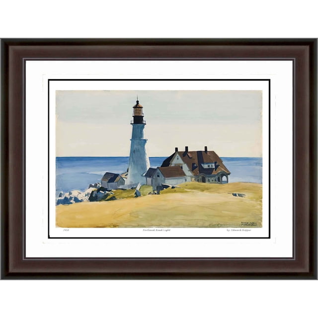 Edward Hopper "Portland Head Light" Impression - Hudson River School Ltd Ed