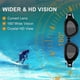 thumbnail image 4 of Adult Teenager Colorful Swim Goggles Ergonomic Design Fitting Eye Goggles for Beach Swimming Pool, 4 of 4