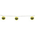 thumbnail image 3 of Northlight 10-Count Yellow and Black Spider Paper Lantern Halloween Lights, 8.5ft White Wire, 3 of 4