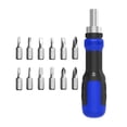 thumbnail image 4 of S SERENABLE Ratchet Screwdriver Set DIY 13 in 1 Screwdriver Set for Car Furniture Garage Blue, 4 of 9