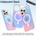 thumbnail image 3 of WWS-Iridescent Case for iPhone 16 Pro 6.3-Inch with Camera Control Capture Button, Compatible with MagSafe, Cute Unique and Aesthetic Design, Colorful Translucent Cover (Iridescent), 3 of 4