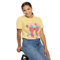 thumbnail image 5 of Coquette 4th of July America Bows Comfort Colors Shirt, 5 of 5