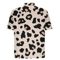 thumbnail image 5 of COSFO Casual Mens Shirts Short Sleeve Collared Leopard Print Tops Button Down Beach Regular Fit Shirts, 5 of 5