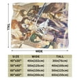 thumbnail image 2 of Genshin Impact Bed Blanket Air Conditioner Quilt Ultra Soft Flannel Blanket All Season Fuzzy Blanket Reversible Fluffy Plush Blanket 50"X40", 2 of 7