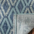 thumbnail image 6 of SAFAVIEH Courtyard Vermont Geometric Indoor/Outdoor Area Rug, Navy/Aqua, 4' x 5'7", 6 of 8