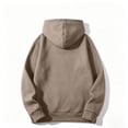 thumbnail image 3 of Women's Pullover Hoodie Cozy Fall Sweatshirt with Drawstring Hood Front Pocket Relaxed Fit Hoodies, 2XL, 3 of 6