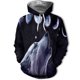 thumbnail image 3 of Sudadera con capucha de lobo juvenil para hombre, moda 3D, ropa de calle holgada con estampado de lobo, sudadera divertida de hip hop callejero con animales 2021, 3 of 5