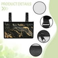 thumbnail image 5 of Jiueut Marble Print Wheelchair Armrest Side Hanging Storage Bag Wheelchair Pouch Side Pocket Wheelchair Side Organizer Storage Bag for Wheelchair Users Bag for Wheelchair, 5 of 7