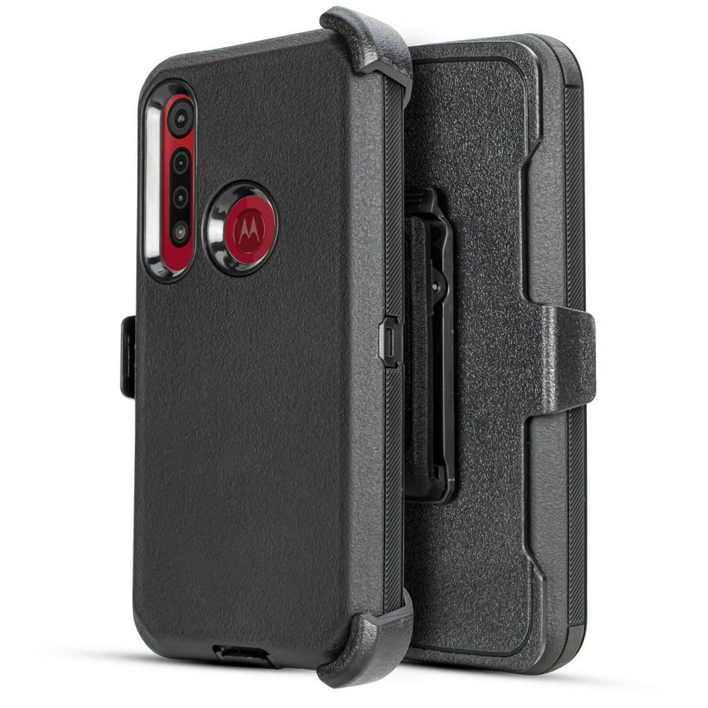 Moto G8 Plus Back Cover for Moto G8 Plus Case Phone Case Dual Layer Full-Body Rugged Clear Back