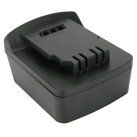 

Domqga Power Tool Battery Converter Shock Resistant Black 18V Use ABS Material Electrical Battery Adapter Power Tool Battery Converter Black Power Tool Battery Converter