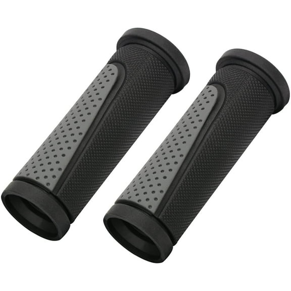 NOGIS Bike Handlebar Grips,Short Mini Bicycle Handlebar Grips Two-Color Rubber Bike Grips Fit Many Standard Bikes 2PCS 90MM Length