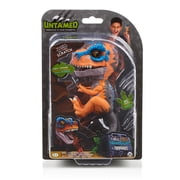 Untamed t-rex by fingerlings scratch (orange) - interactive collectible dinosaur - by wowwee