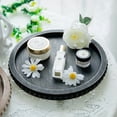 thumbnail image 6 of HPC Decor 12in Round Tray for Home Decor- Black Wood Beaded, Decorative Round Tray for Living Room Decor, Coffee Table Decor, Kitchen Table Decor or Farmhouse Serving Tray, 6 of 6