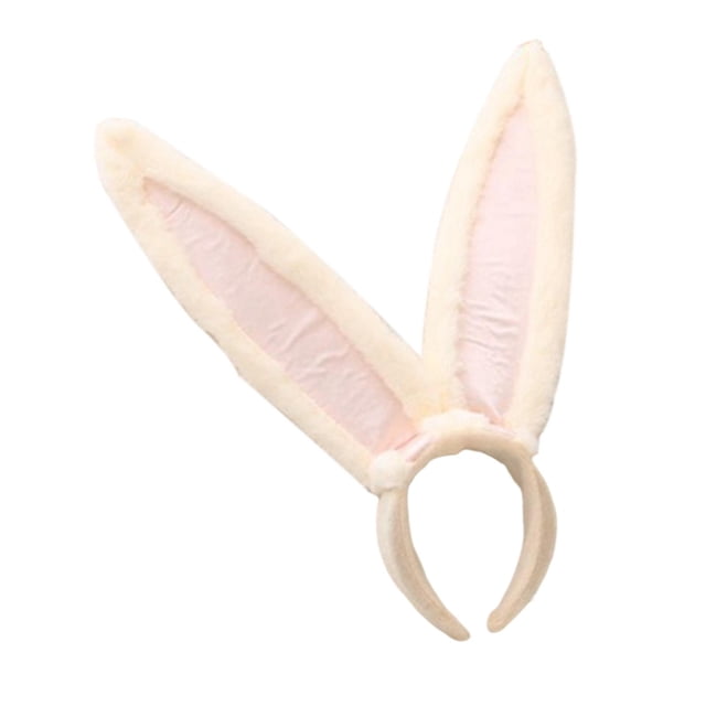 lionlar Bandeau en Peluche, Accessoires Photo Mignons, Cheveux d'Animaux Doux, Beige
