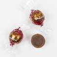 thumbnail image 2 of 825ct Maroon Double Chocolate Bulk Individually Wrapped Lindor Candy Truffles (22lb Bag), 2 of 6