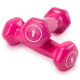 thumbnail image 7 of Brybelly Vinyl Hex 1 LB Weights, Hand Weights Dumbbells Set, Free Weights, 7 of 7