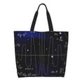 thumbnail image 1 of Balery Mathematica Science Bolsa Tote Estilo Estético con Cremalleras, Bolsa de Hombro, Bolsa de Compras Grande y Plegable, 1 of 8