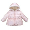 thumbnail image 3 of BULLPIANO Toddler Girls Winter Warm Coat Hooded Thick Jacket Kids Snowsuit Puffer Outerwear 1-6Y, 3 of 9