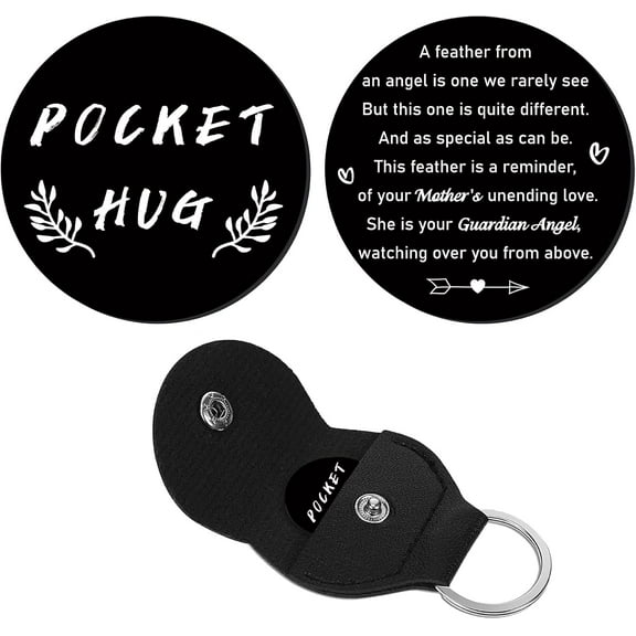 1 Set A Little Pocket Hug Token Heart Pattern Long Distance Relationship Keepsake Rose Gold DIY