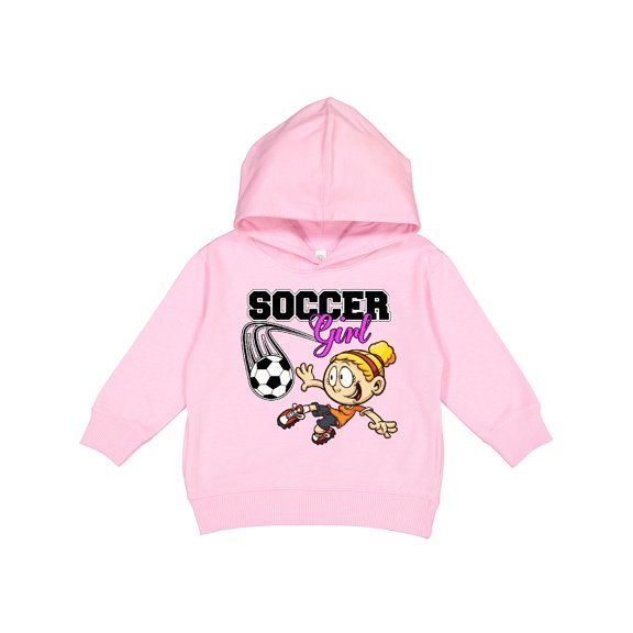 Inktastic Soccer Girl Toddler Hoodie