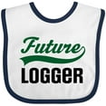thumbnail image 3 of Inktastic Logging Future Logger Boys Baby Bib, 3 of 4