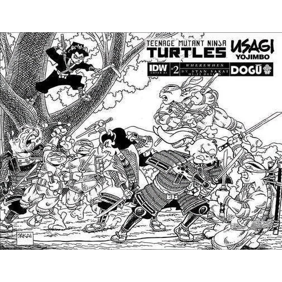 TMNT/Usagi Yojimbo: Wherewhen #2D VF ; IDW Comic Book